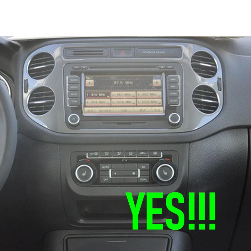 9 "para vw Tiguan 2007-2015 64GB Radio de coche inalámbrico Android 15 GPS unidad principal Carplay sistema inteligente WIFI Google BT