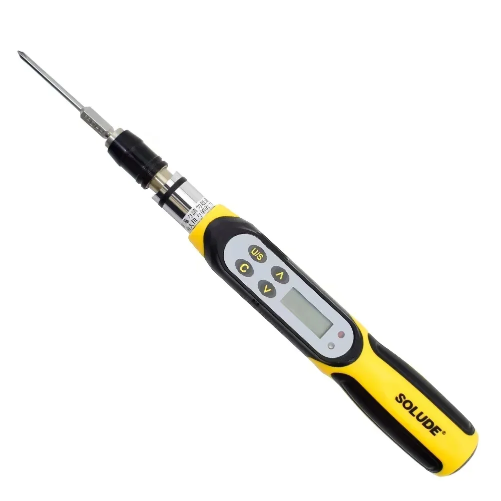 

SOLUDE digital display voltage tester pen screwdriver with indicator light 45#carbon steel Digital Torque Screwdriver