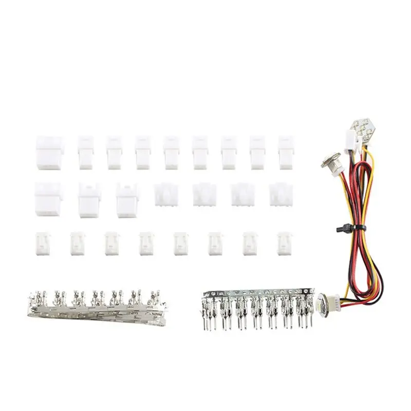

A46M-RGBW LED Kit Mini Button PCB Leds PTFE Wiring Harness Led Light For Voron 2.4 Trident Stealthburner Extruder
