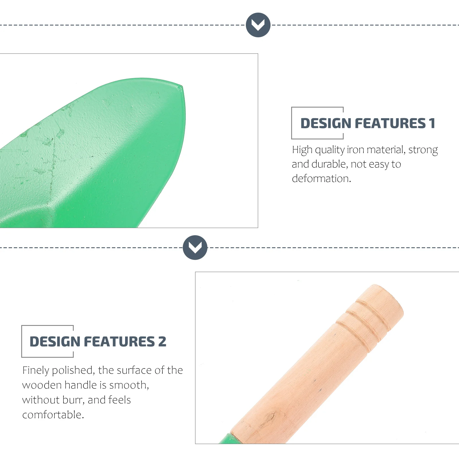 

10 pcs Garden Trowels Handheld Planting Shovels Iron Multifunctional Tool For Soil Loosening Transplanting Gardening Supplies