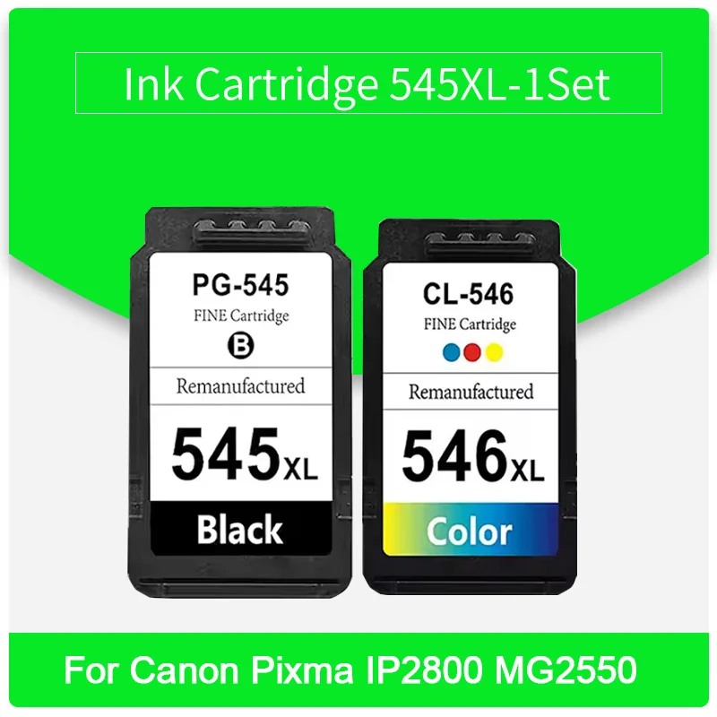 خرطوشة حبر متوافقة PG545 CL546 545XL 546XL لطابعات Canon Pixma IP2800 MG2550 MG3050 MX495 خرطوشة حبر #6