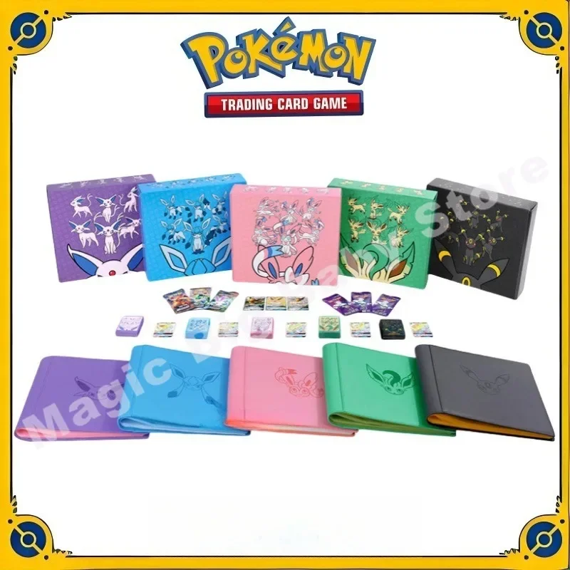 Oryginalna oryginalna karta Pokemon PTCG Chinese Ice Eevee GX Pudełko upominkowe Sun Ibrahimovic Moon Eevee Fairy Eevee Yeb Pudełko upominkowe Prezent dla dziecka