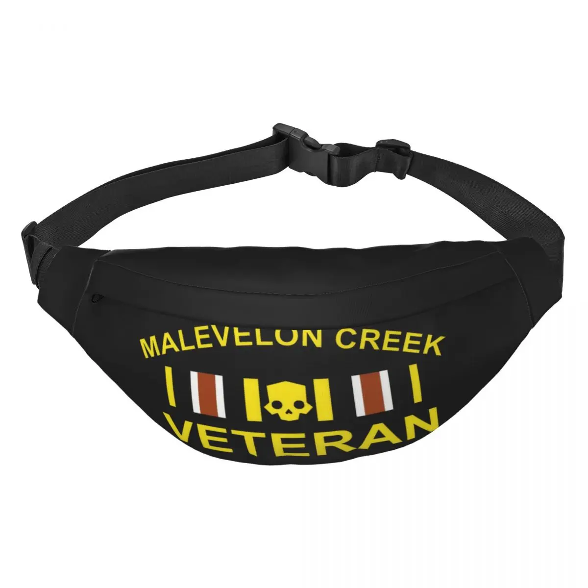 Malelon Creek veterano Helldivers 2 marsupio Unisex borse a tracolla multifunzione a tracolla borse a tracolla marsupio da viaggio corto