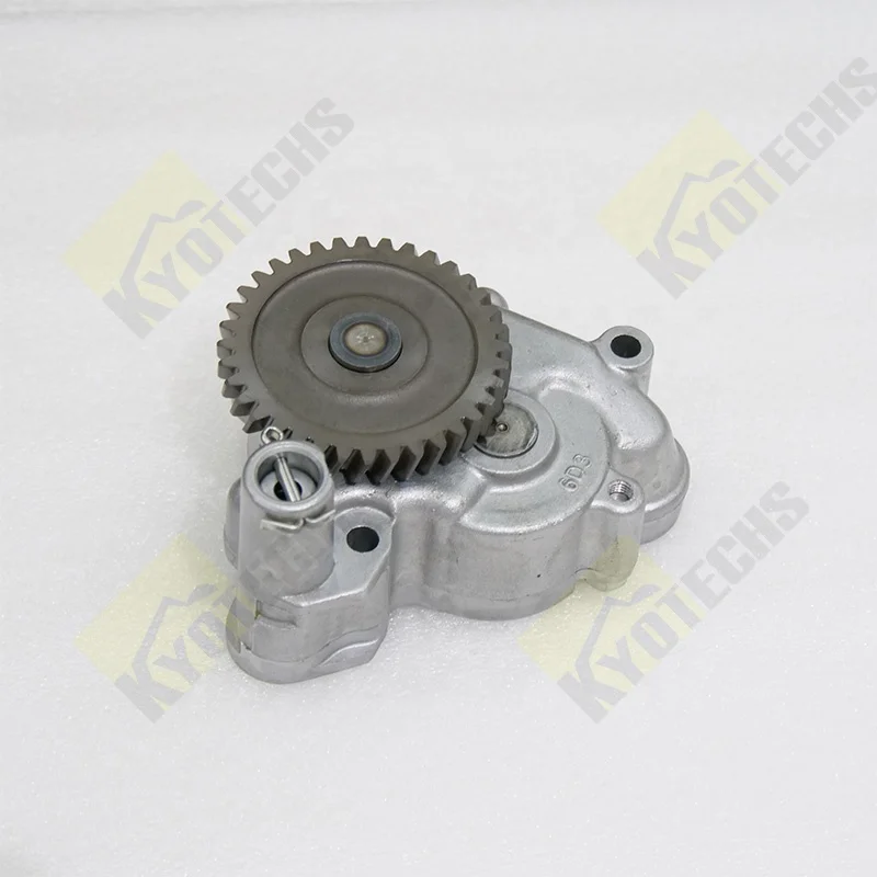 OiL Pump L220-0017M For Mitsubishi 6D34 Engine Oil Pump Assy SK210LC-6E SK200-6 SK250LC-6E