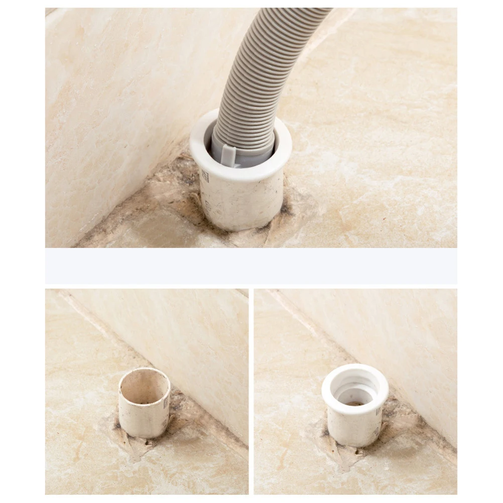 

4Pcs Heavy Duty Rubber Hose Washers Waterproof Odor Resistant Sealing Rings for Washing Machine Floor Drain Sewer Connection