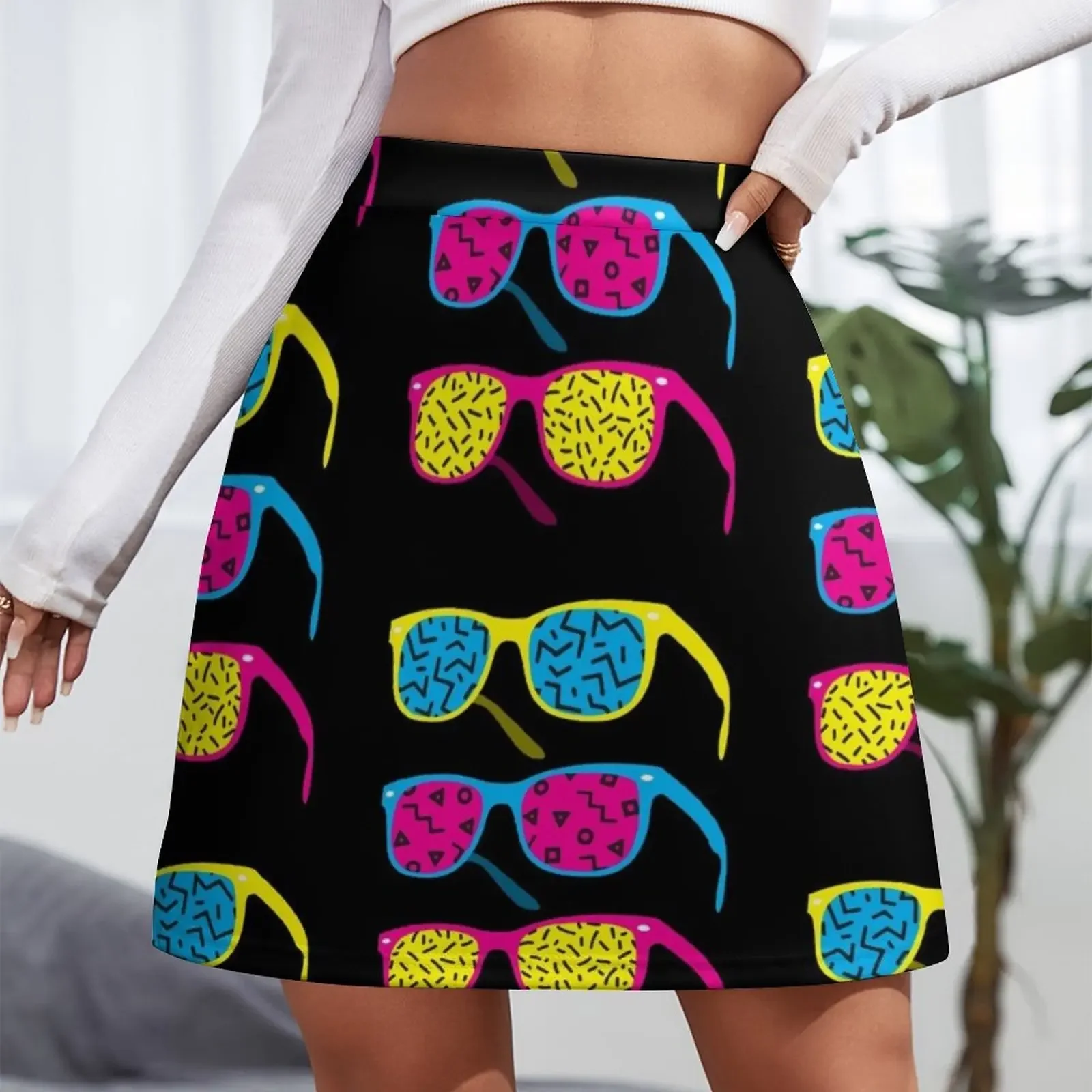 Retro Hipster 80's 1980s Glasses: Costume & Casual Mini Skirt Evening dresses dress korean style Mini Skirt