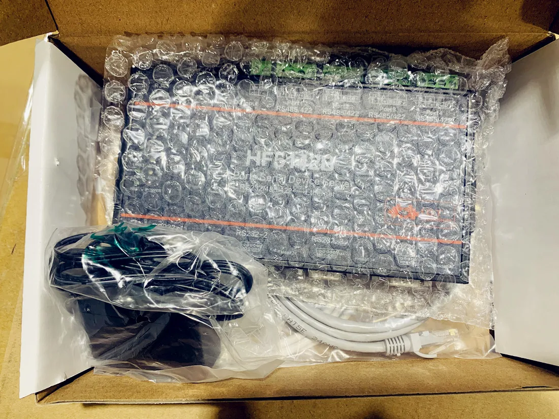 Smart Home HF5142 Server di rete seriale a 4 porte FreeRTOS Device RS232/RS485/RS422 a Ethernet Converter TCP IP Telnet Modbus