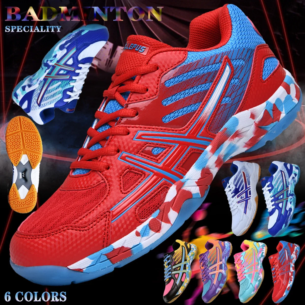 New Men\'s and Women\'s Badminton Shoes Outdoor Leisure Sports Shoes Couple Shoes Training Shoes