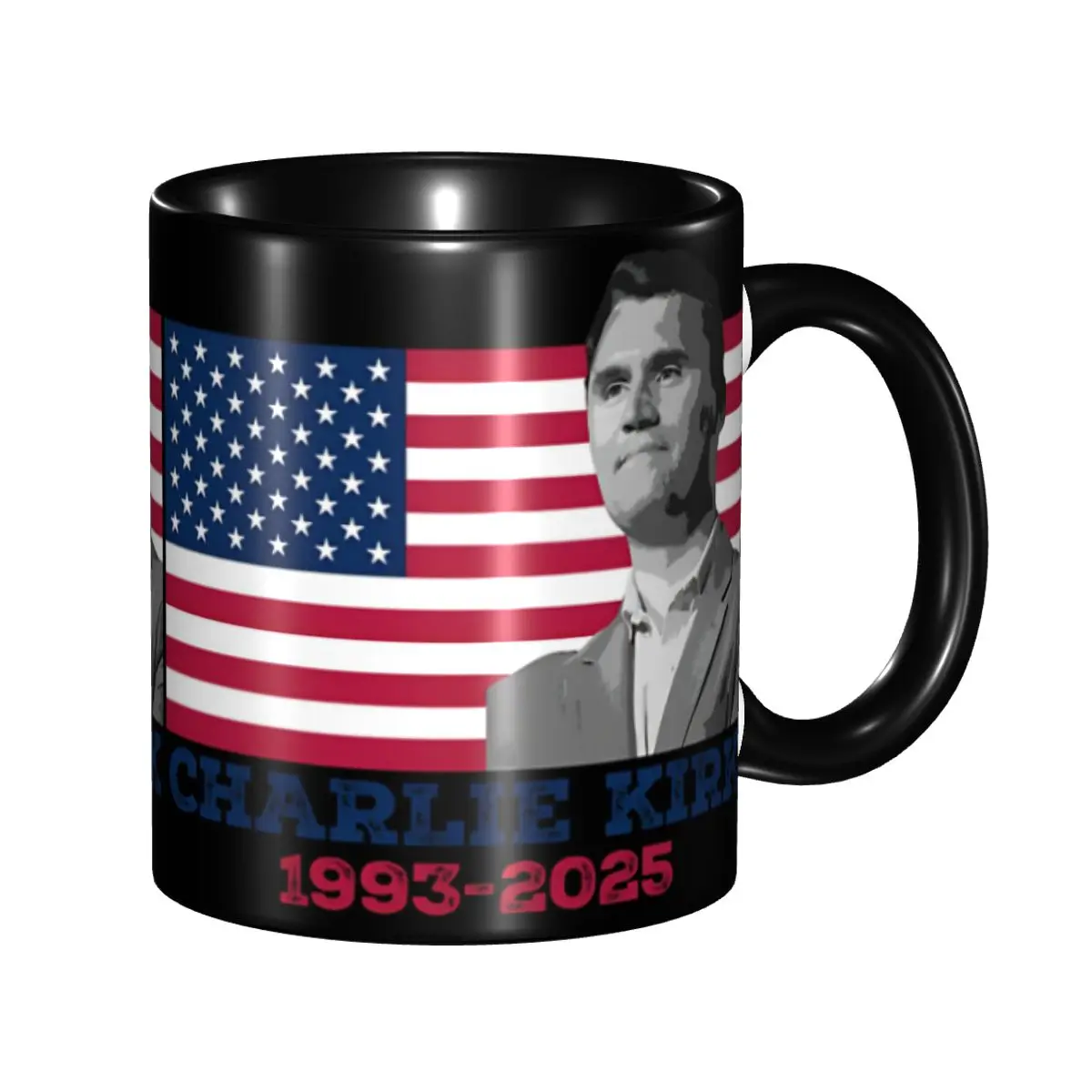 

Charlie Kirk 1993-2025 Подарочные кружки для женщин и мужчин Kawaii Чайная чашка Рождественский подарок для дома