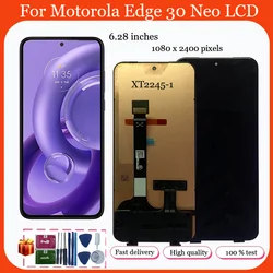 Original For Motorola Edge 30 Neo LCD XT2245-1 Display Touch Screen Digitizer Assembly For Moto Edge 30 Neo LCD