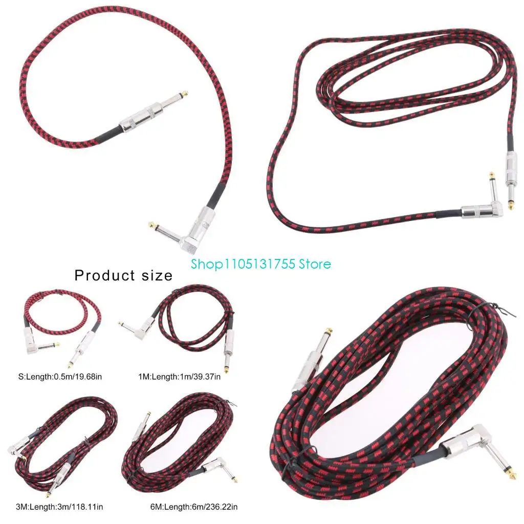 

K0EF Guitar Instrument Cable, Professional Noiseless Gold Plated for Guitar Bass