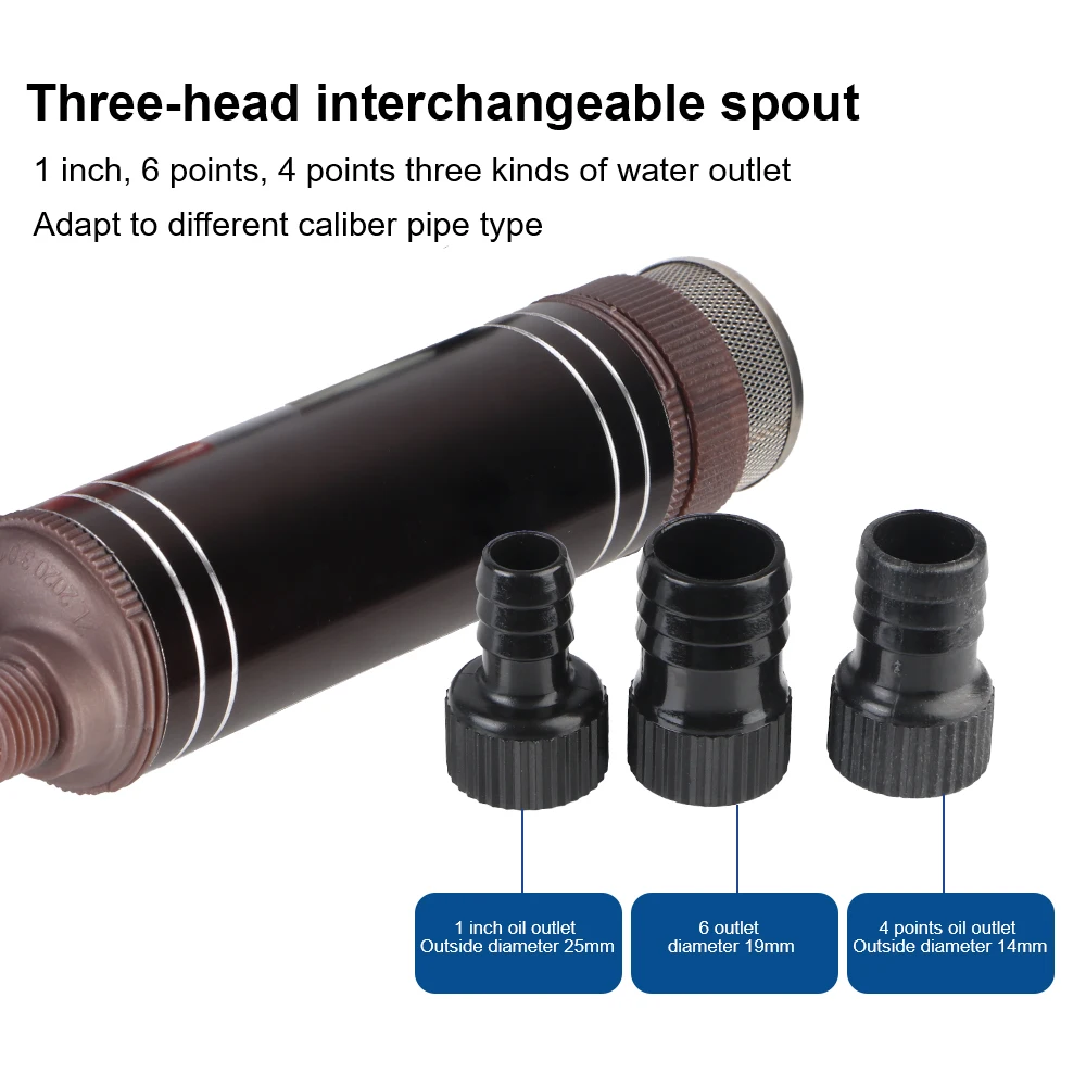 Fuel Transfer 12V Aluminum Alloy Shell 45L/min Mini For Pumping Diesel Oil Water Submersible High Power Self-priming Oil Pump