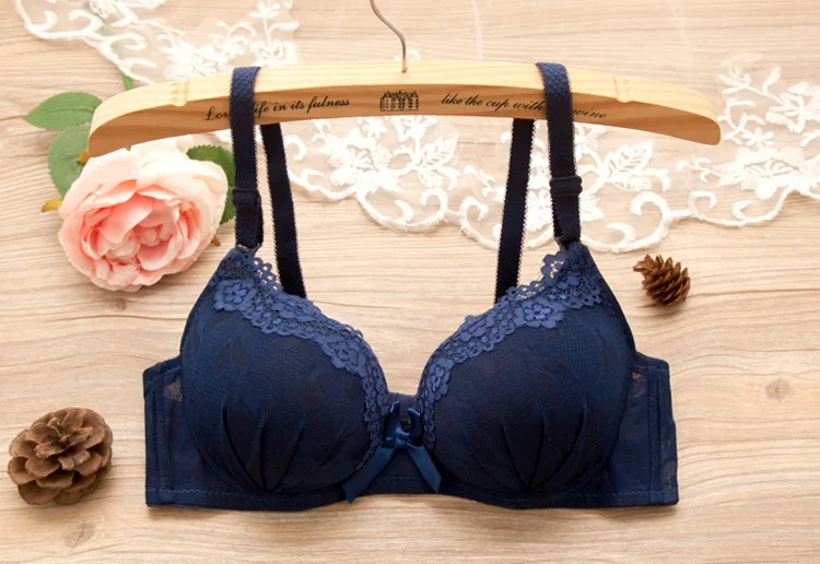 ANJYNew Thin Wireless Bra Girl Bra Gather Adjustable Lace Bow Student Comfortable Girl Bra Teenage Girls Clothing 14 16 18 Years