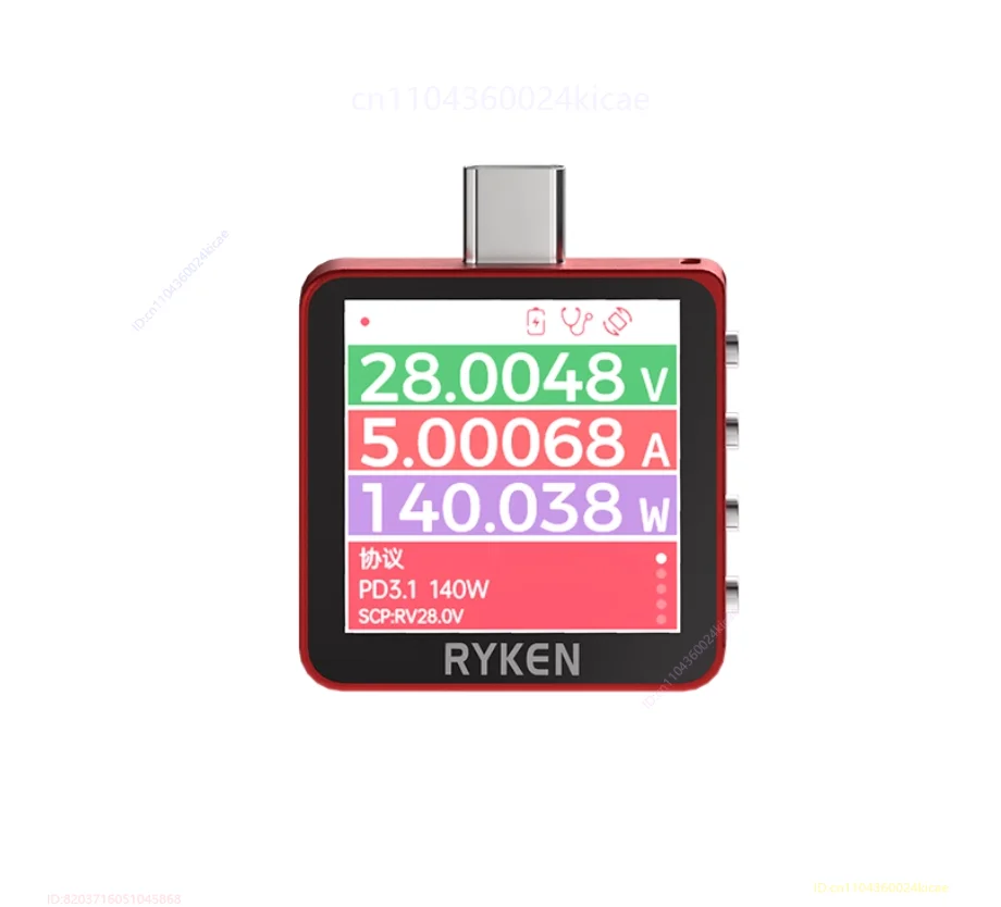 

RK-X3 Тестер амперметра USB-тестер Измеритель напряжения и тока QC3.0 PD Детектор быстрой зарядки для телефона Ноутбук Power Bank
