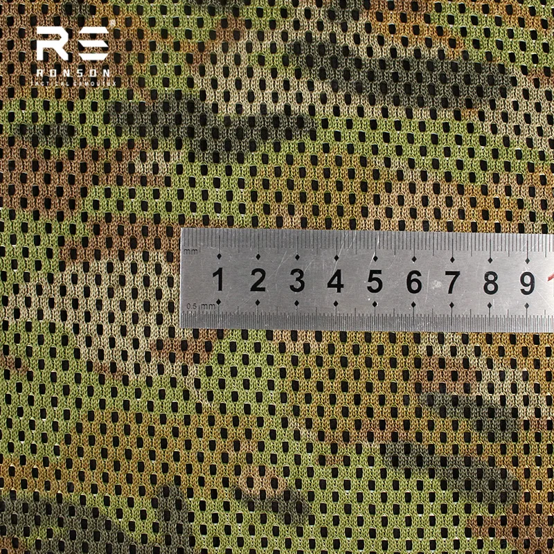 Extrmely heavy Mesh Fabric 330gsm Heavy Duty Anti-Static Outdoor Tactical 100% Polyester Mesh Durable Anti-tear in Stock