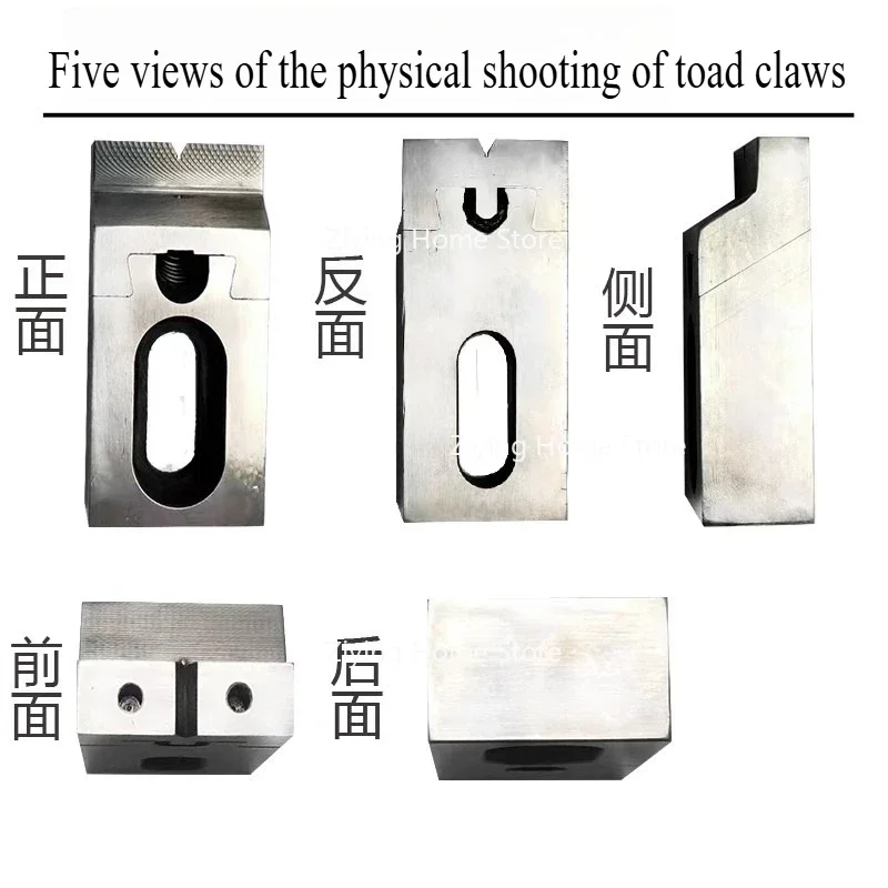 CNC Side Fixed Precision OK Clamp Flat End Bench Vice Multi-function Station Anti Warping Frog Carved Jig 2pcs/set