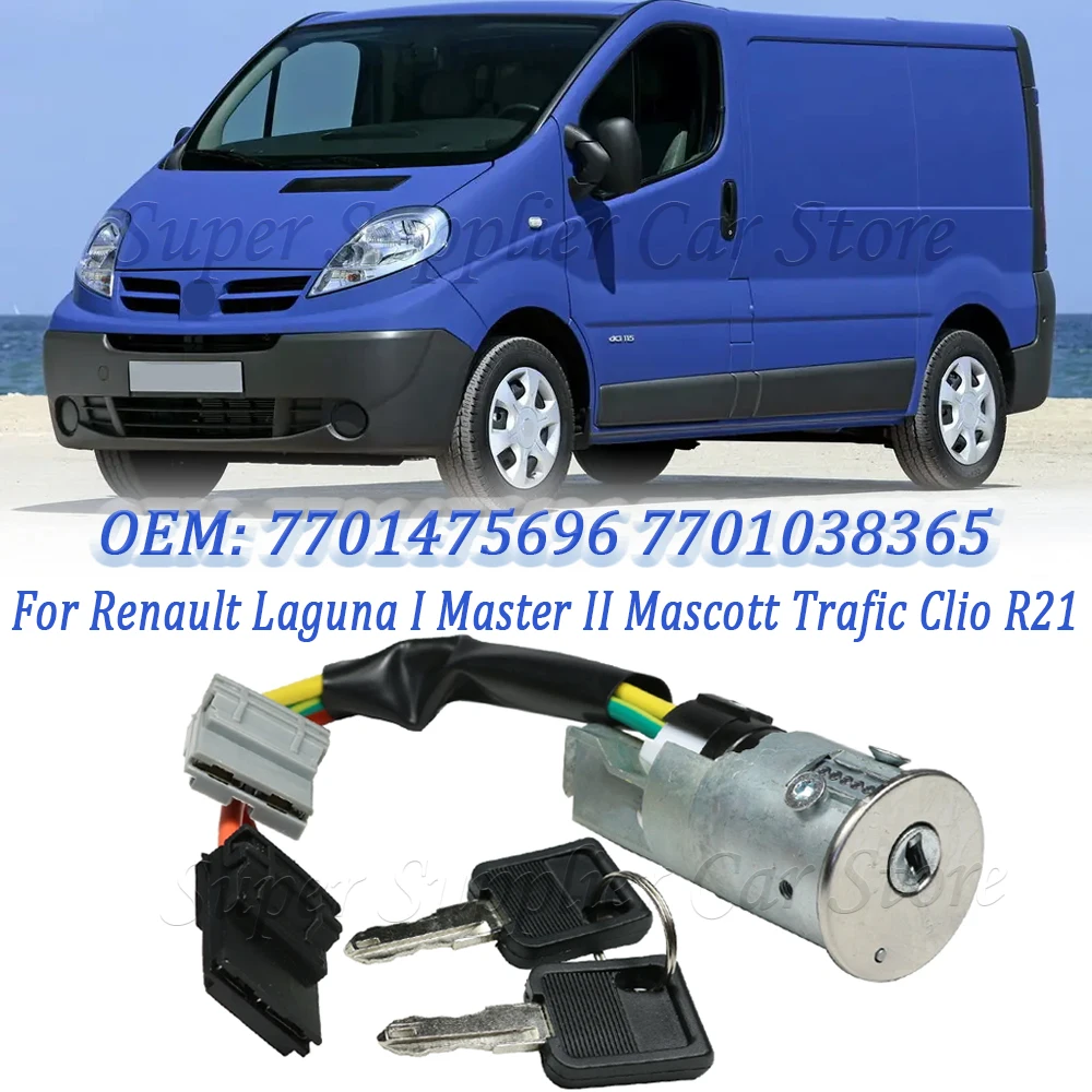 Para Renault Trafic, para Nissan Primastar 2001~2014, Interruptor de Encendido y Bloqueo del Volante 7701203147 7700765533 7701475696 7701038365