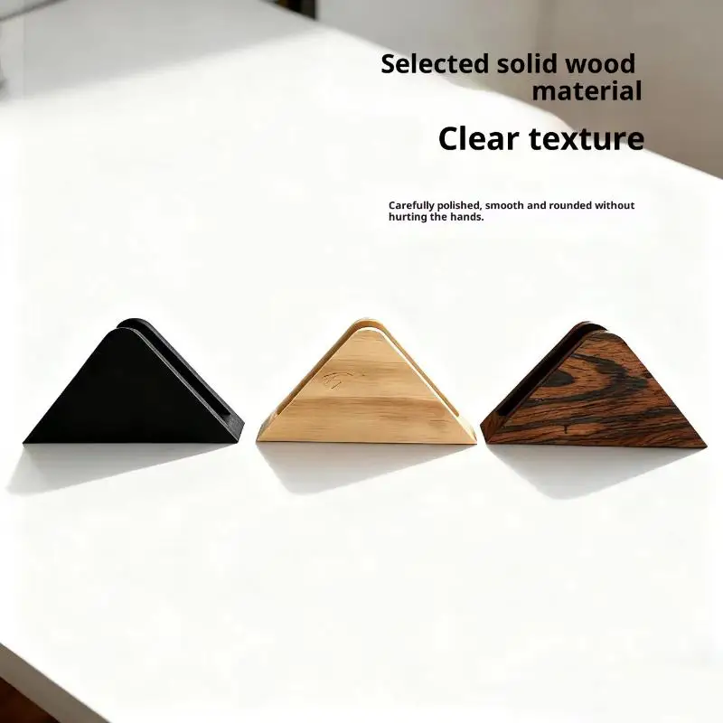 

Modern Wooden Tissue Holder Box Space Saving Dispenser For Dining Room Nightstand Car Stylish Wood Napkin Organizer