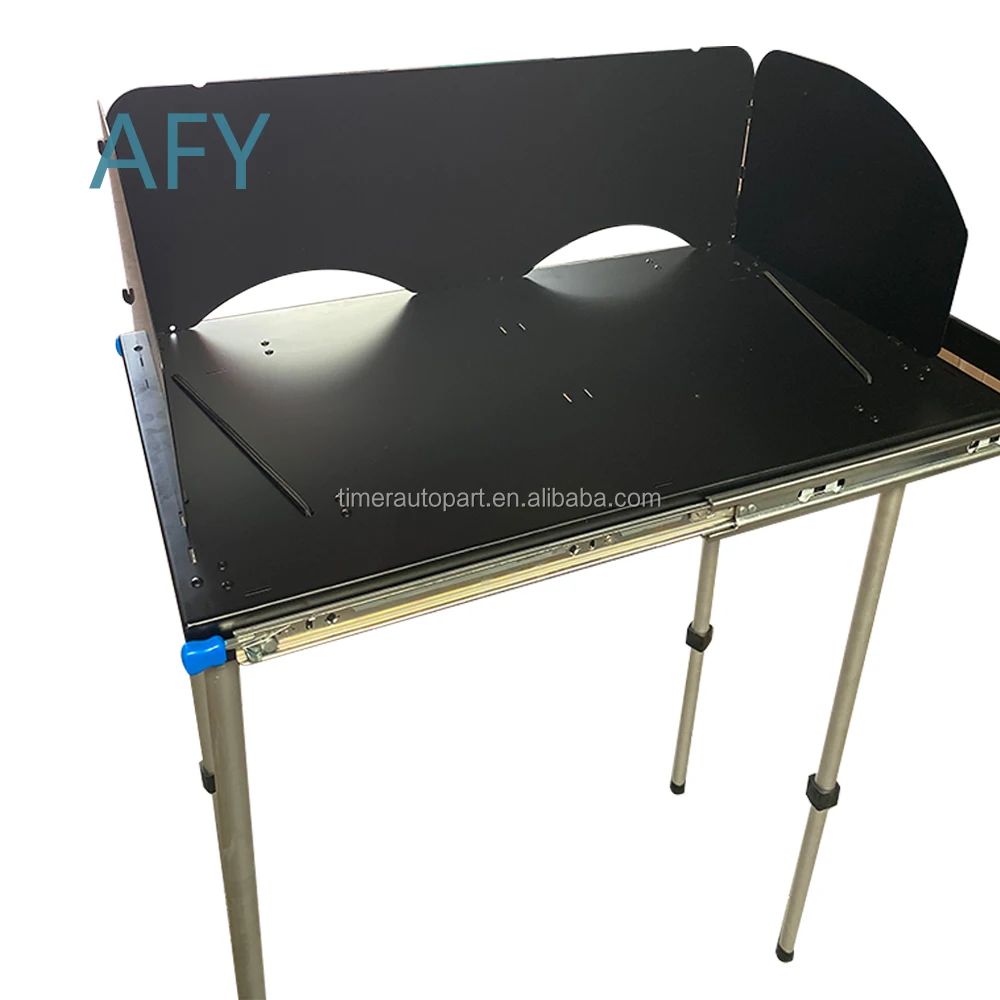 Heavy Duty Aluminum Slide Out Folding Camping Table for 4x4 Off Road Vehicles Outdoor Kitchen Table Portable Foldable Camp