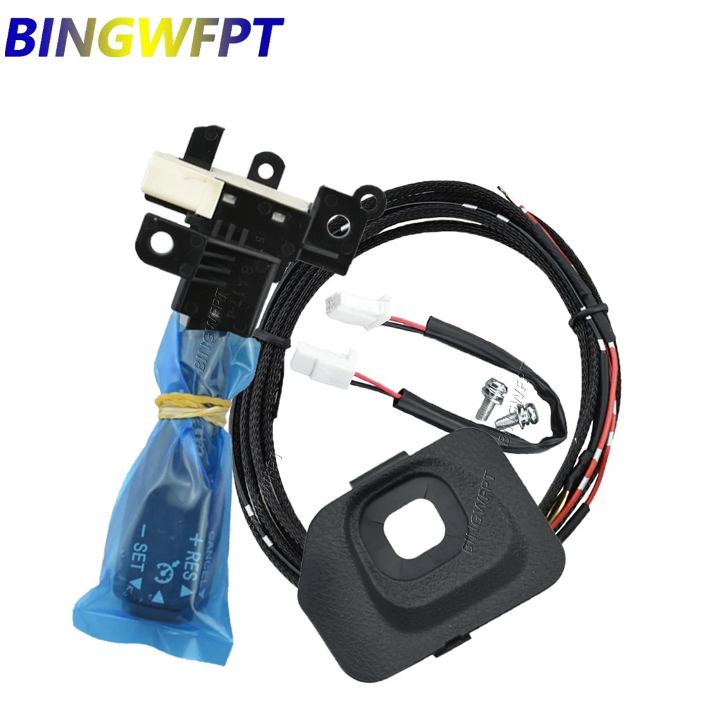 84632-3401 45186-0E070-C0 451860E070C0 Cruise Control Switch Black Dust Cover For Toyota Highlander 2015-2017