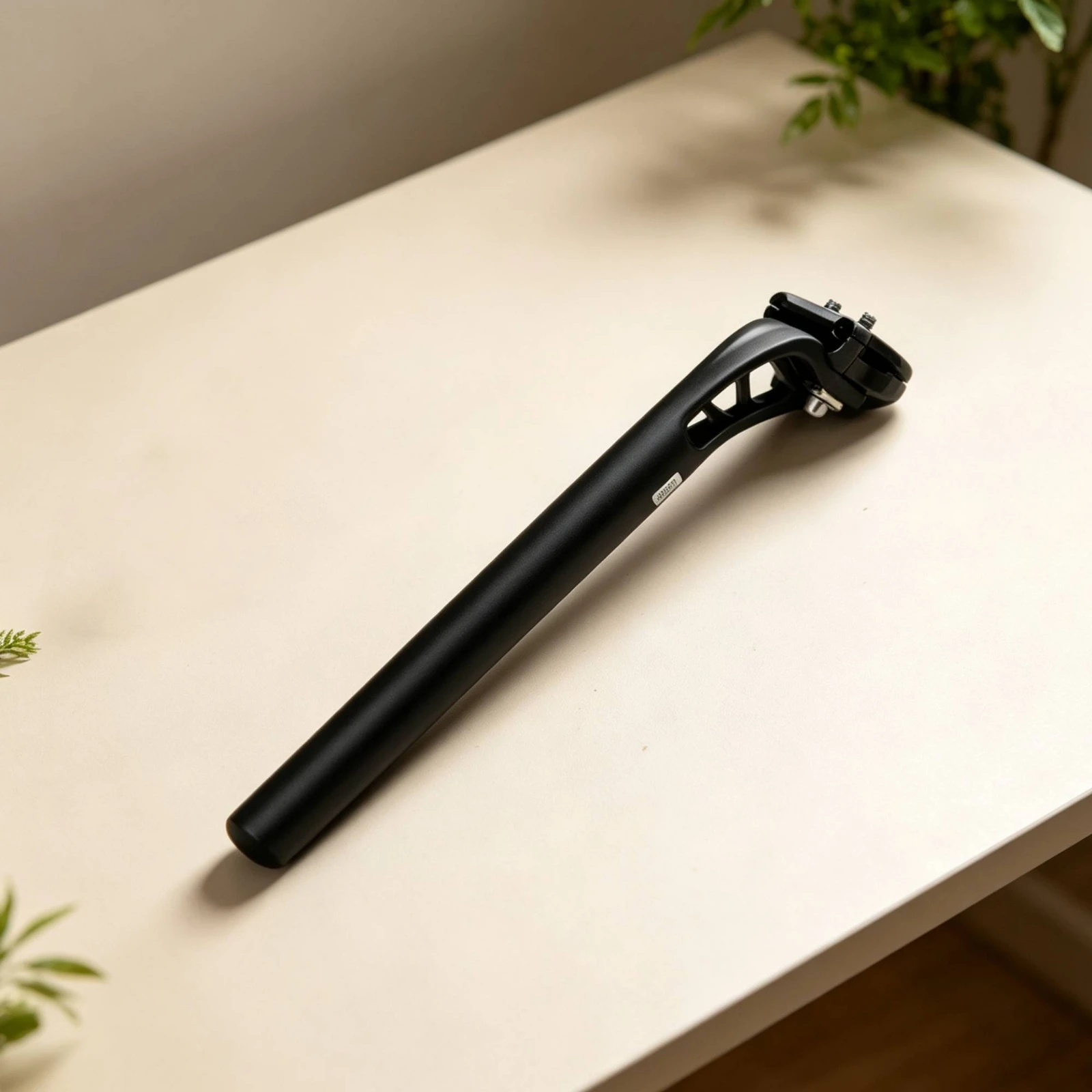 Seatpost with Clamp Hollow Offset Seatpost Cycle Seat Post Forged for Cyclists, Road Bikes, Bike Upgrade
