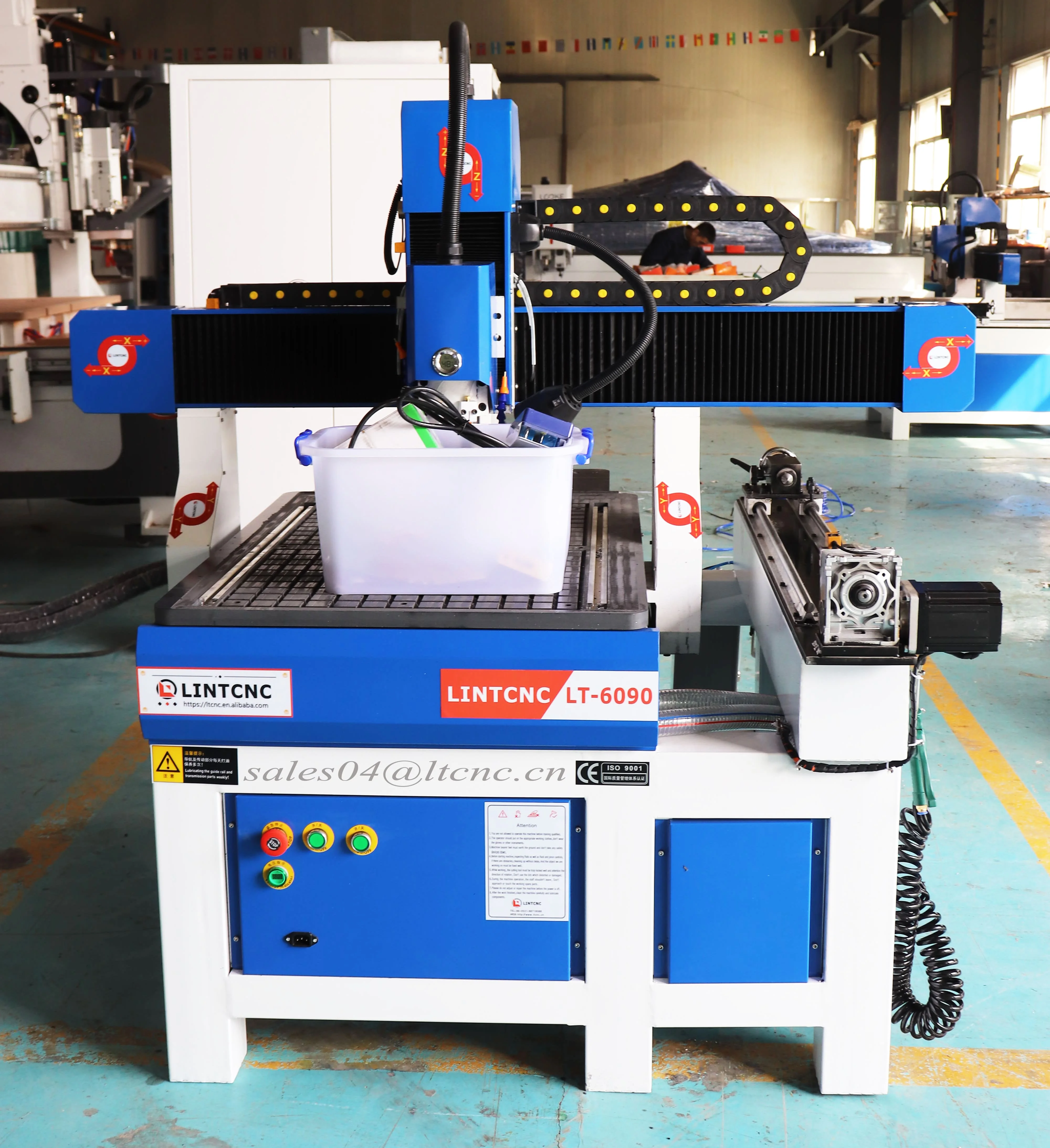 4Axis 3D 600*900mm Milling Cutting cnc metal wood carving machine CNC Router 6090 6040 1212 3030 for price