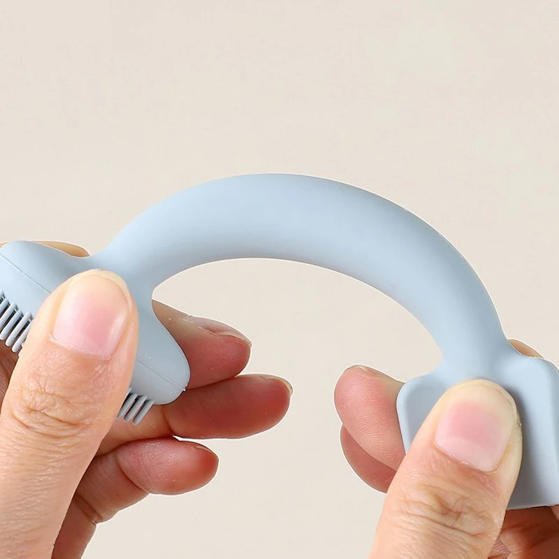 1PC Double-Headed ซิลิโคนแปรงทําความสะอาดผิวหน้าแปรงหน้ากากนวด Applicatior เครื่องมือสําหรับ Skin Care แปรงแต่งหน้า