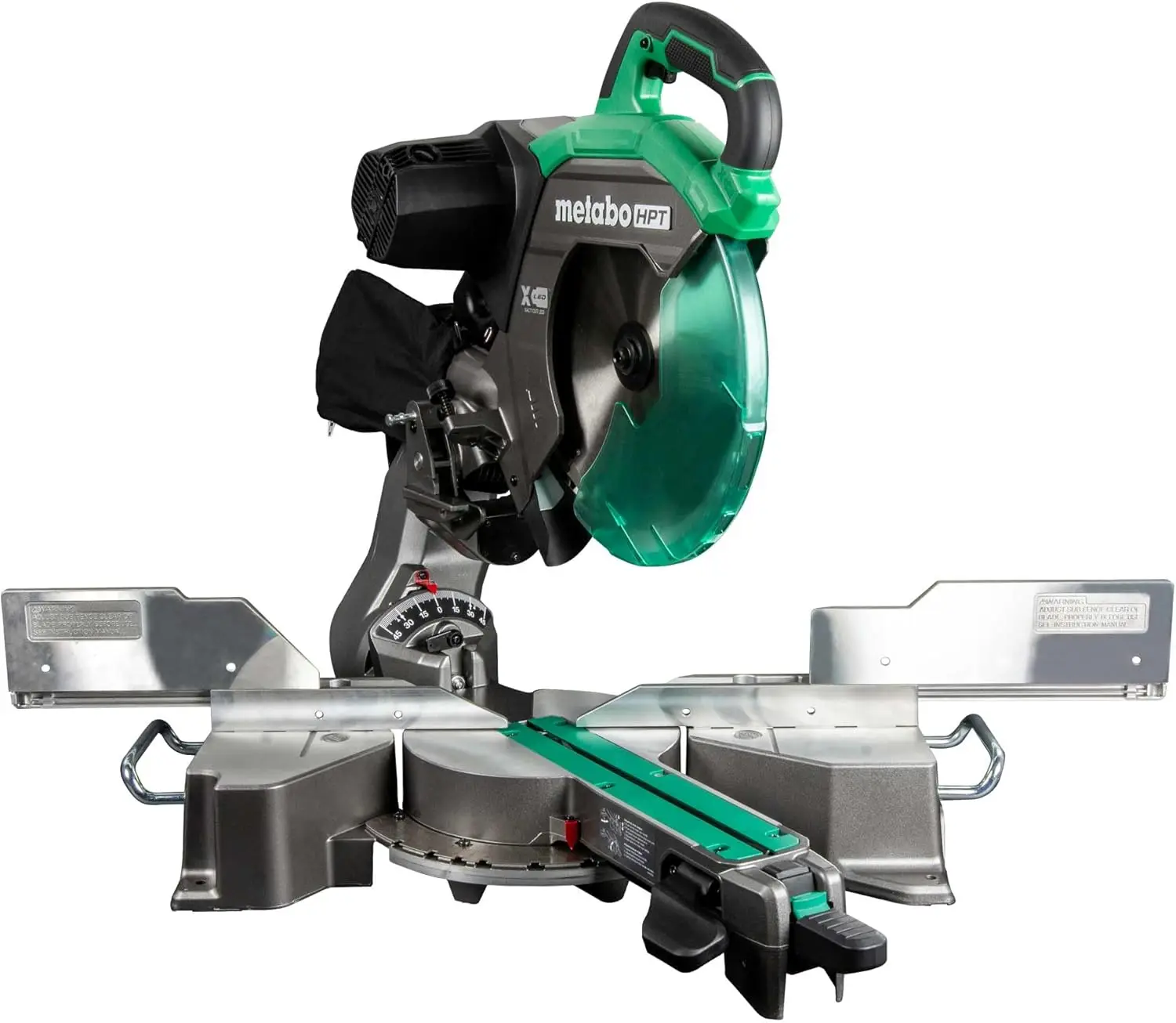 Metabo HPT 12-Inch Sliding Miter Saw, Dual Bevel, Xact Cut Shadow Line, 5-Year Warranty, C12RSH3