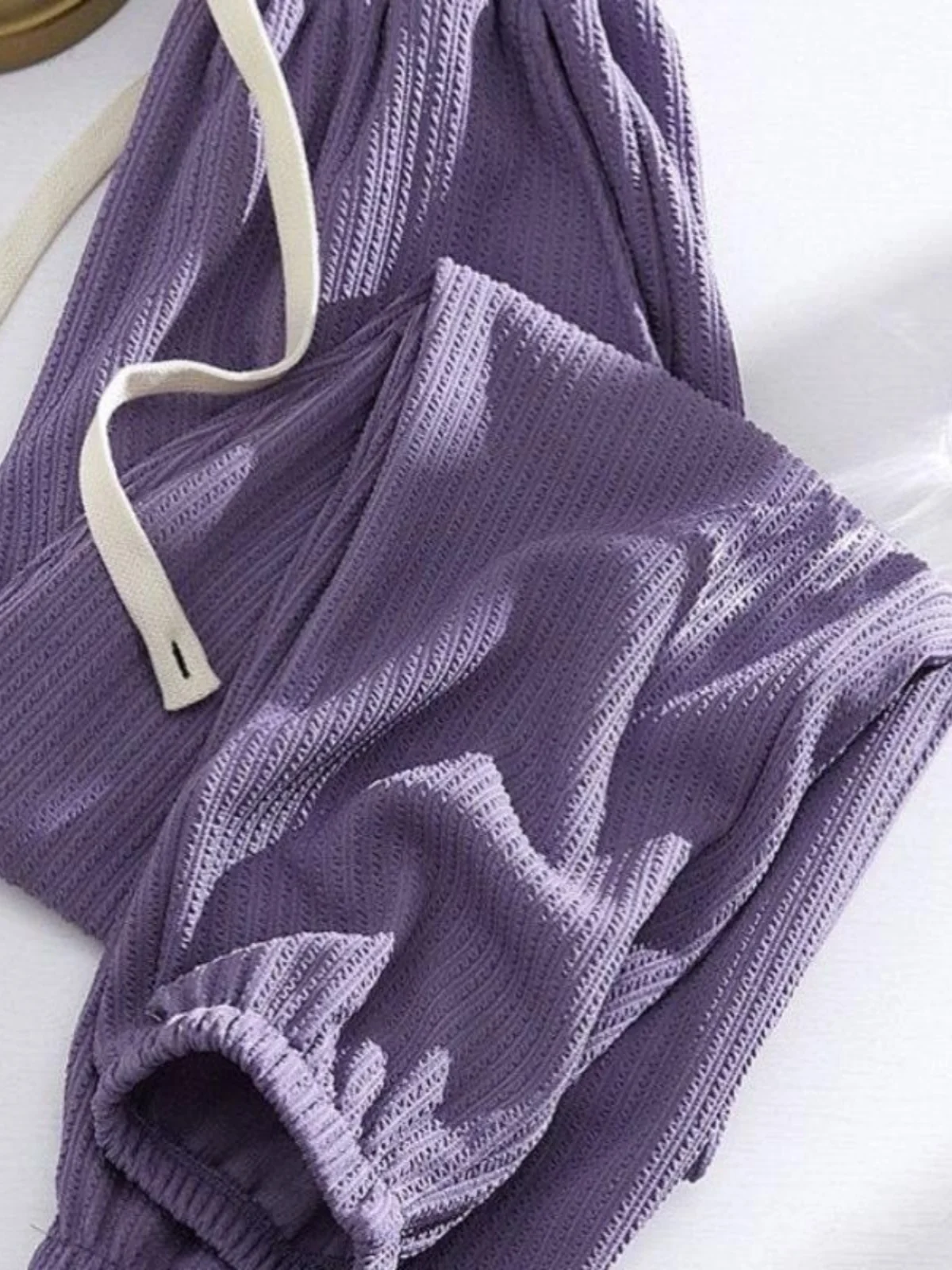 

Loose Wide Leg Pants plus Size Women's Summer Casual Loose Meat Concealing Elastic Waist Trousers Korean Style Harlan Pants