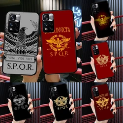 SPQR Roman Imperial Legion Cover For Redmi 9 10 10A 10C 9A 9C 12C Case For Redmi Note 8 9 10 12 11 Pro 9S 10S 11S