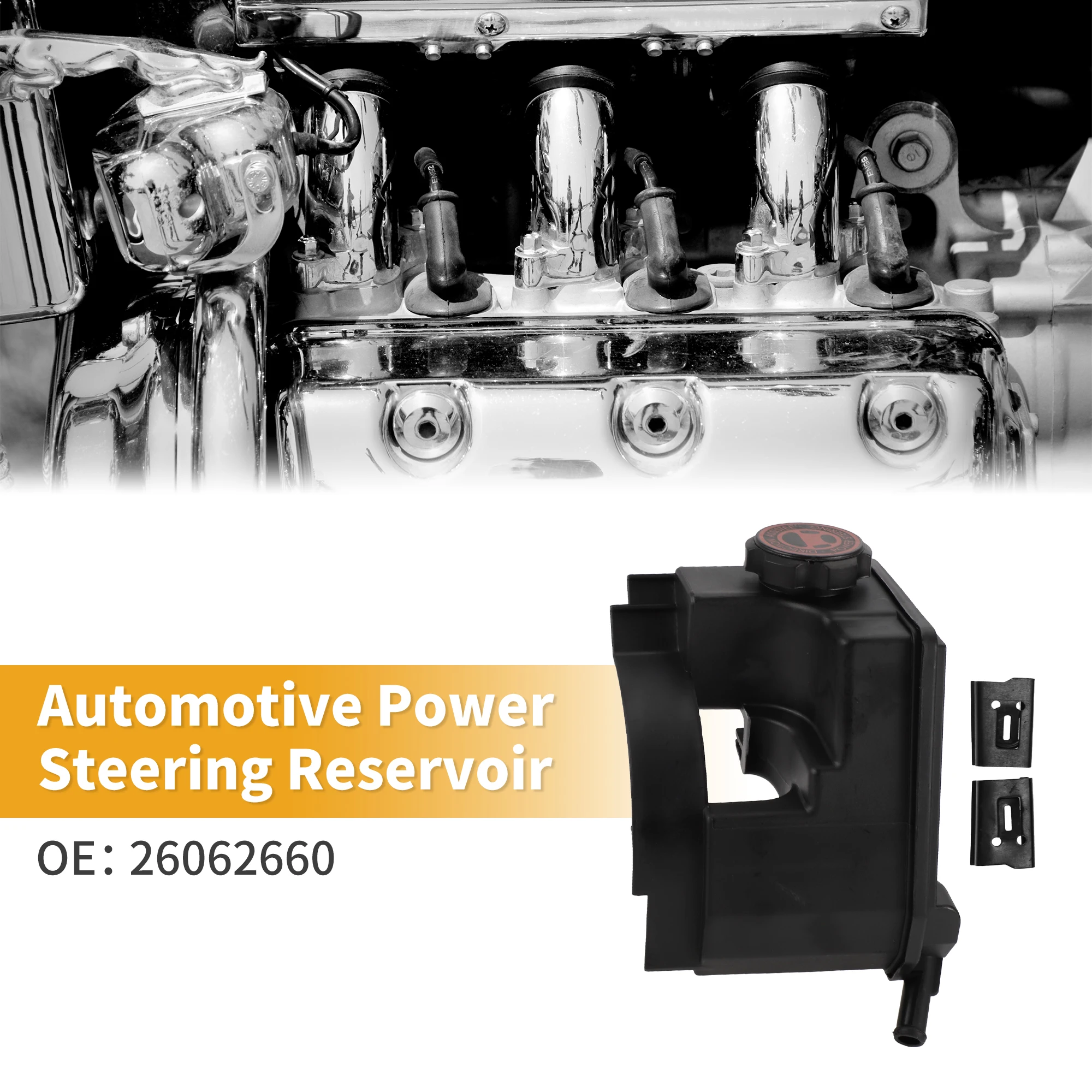 

UXCELL Automotive Power Steering Reservoir No.26062660 for Peugeot 206 2004 2005 2006 2007 2008 2009