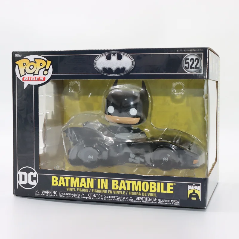 

Оригинальные фигурки Funko Pop Rides DC Comics Batman In Batmobile 85th, модель игрушки, подарок, виниловая фигурка, коллекция кукол, декор