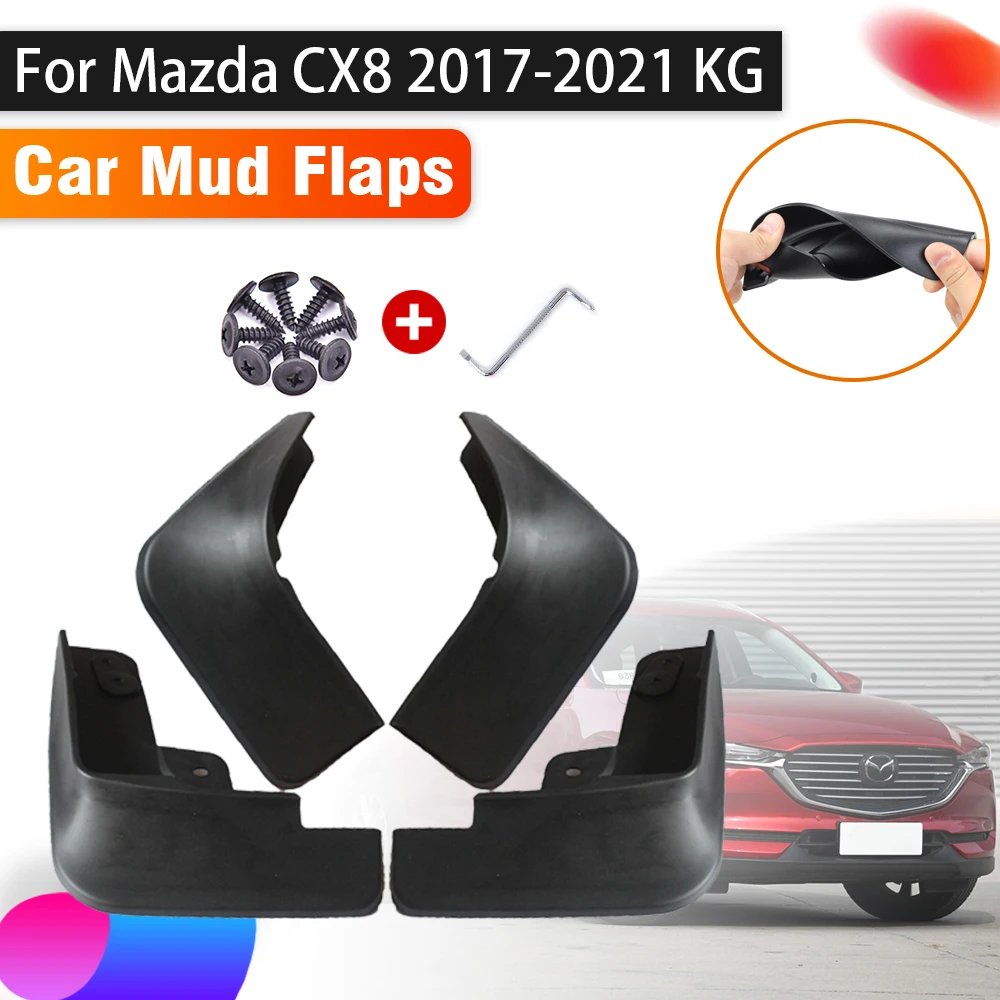 

Car Mudguards For Mazda CX8 2022 Accessories CX-8 CX 8 2016~ 2021 KG Mud Flaps Splash Guard Front Rear Fender 4X Car Accessories