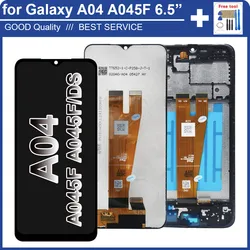 Remplacement de Hébergements eur d'écran tactile d'affichage à cristaux liquides pour Samsung Galaxy, A04, A045, A045F, A045M SM-A045F/DS, 6.5 pouces, nouveau