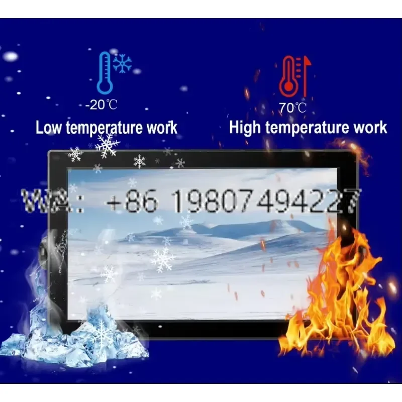 New 18.5 Inch IP67 1500 Nits High Optical Bonding Capacitive Touchscreen USB Interface Full Waterproof Marine Display for