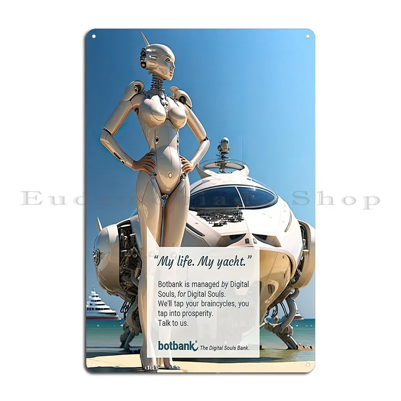 Are You A Robot Do You Have Idle Braincycles Metal Plaque Painting Garage Bar Cave Pub Create Tin Sign Poster