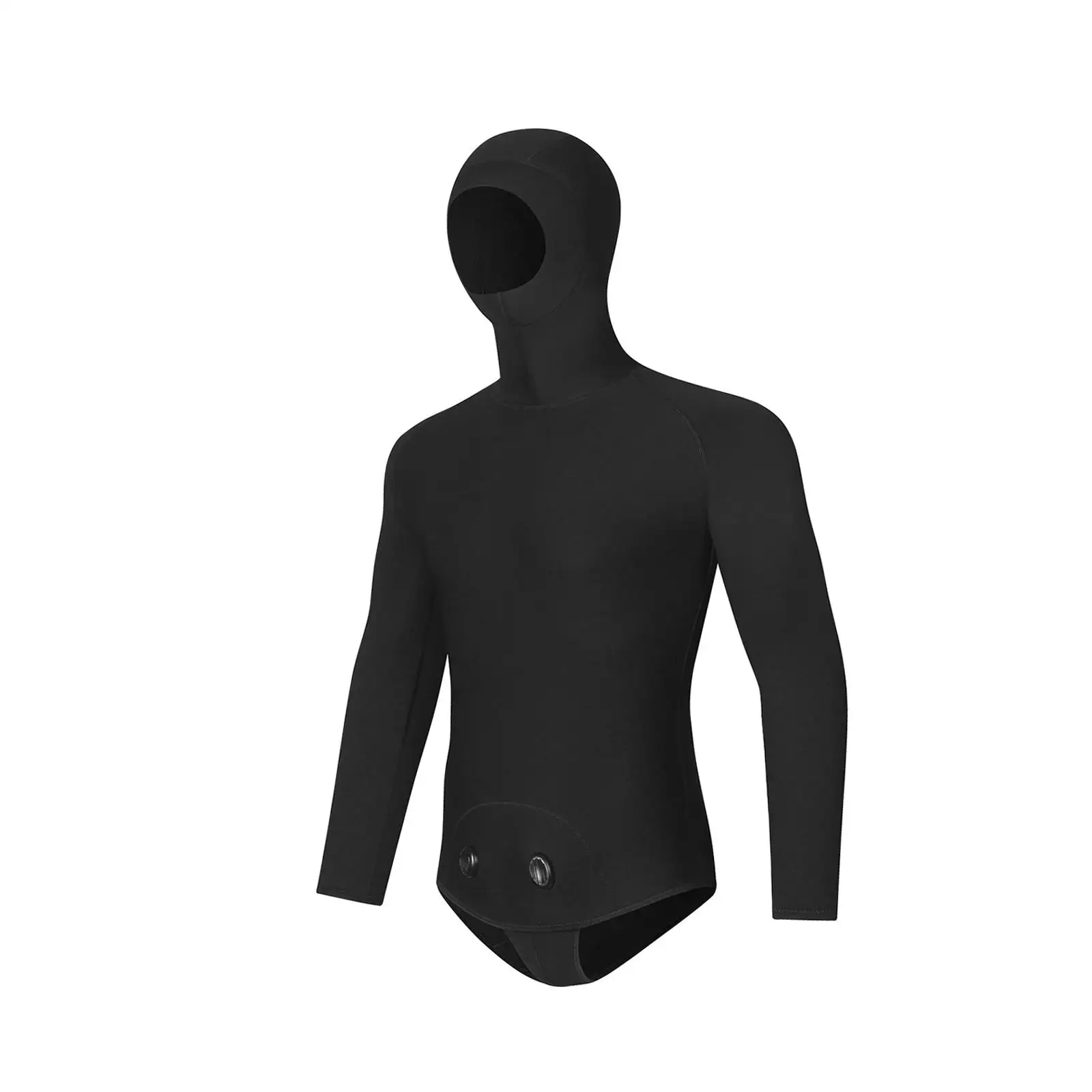 

Wetsuit Top Men with Hood Long Sleeve Sun Protection Scuba Diving Suit for Surfing Underwater Watersports Snorkeling Kayaking