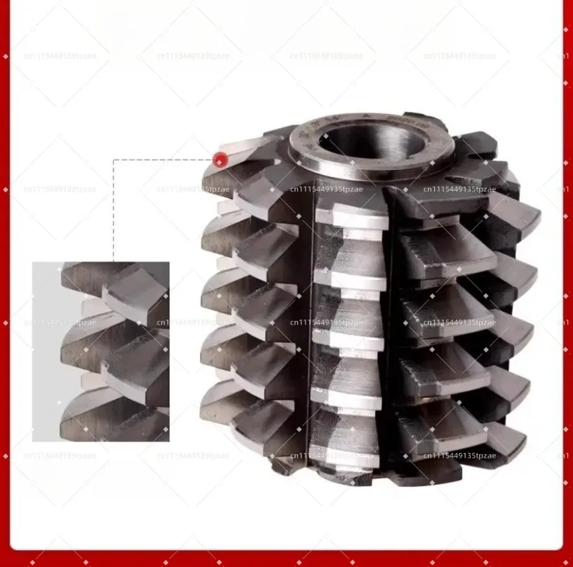 30° PA HSS W6542 Involute Spline Hob Multi-Module Gear Processing Milling Fixture M0.5-M8