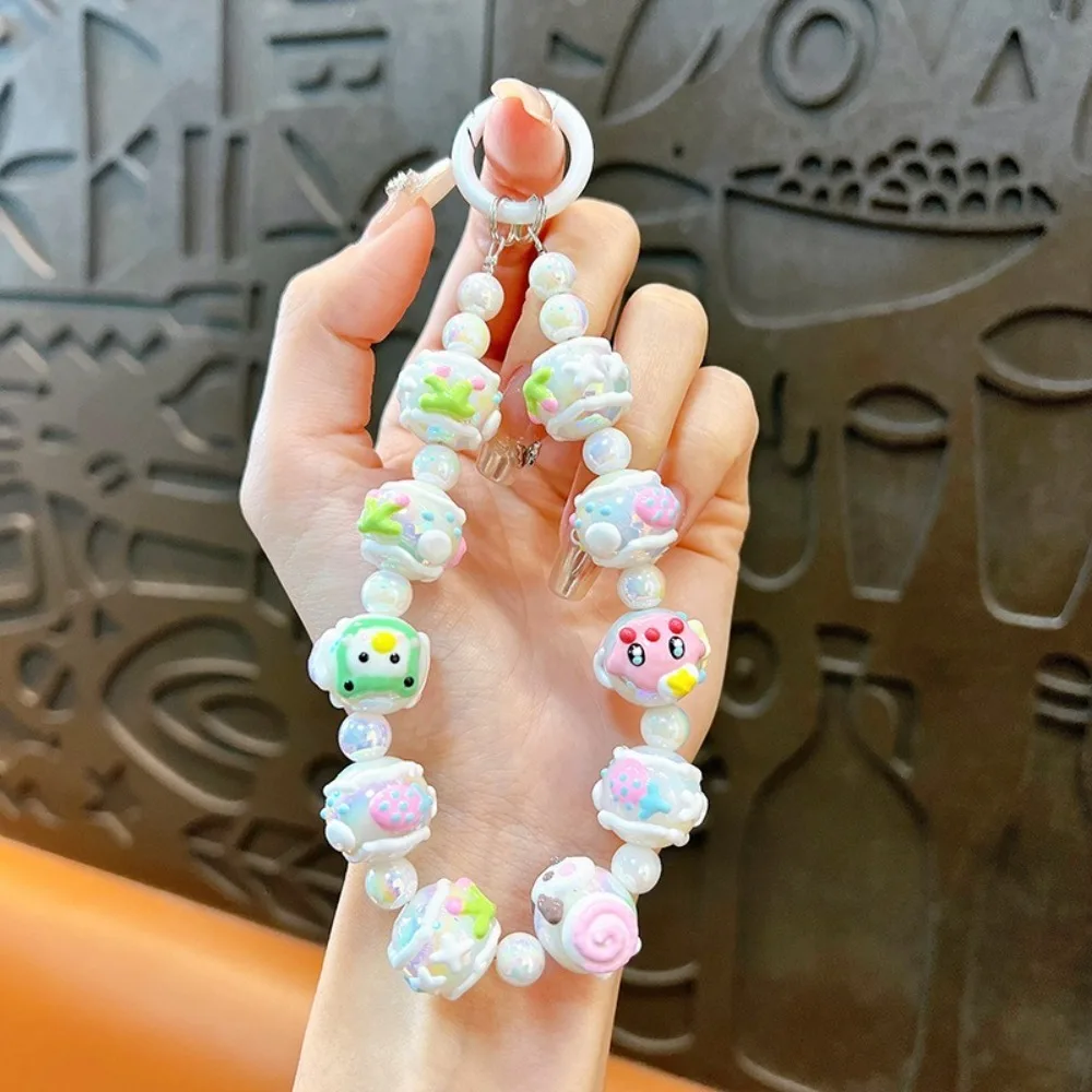 

Новый красочный брелок из бисера дофамина, анти-потерянный универсальный ручной работы из бисера, цепочка для телефона, акриловая сумка, аксессуары, подвеска из бисера