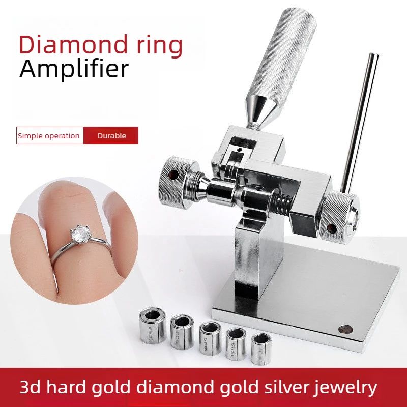 Professional Bench Ring Sizer Jewelry Tool Manual Ring Expander Adjuster for Wedding Band Resizing