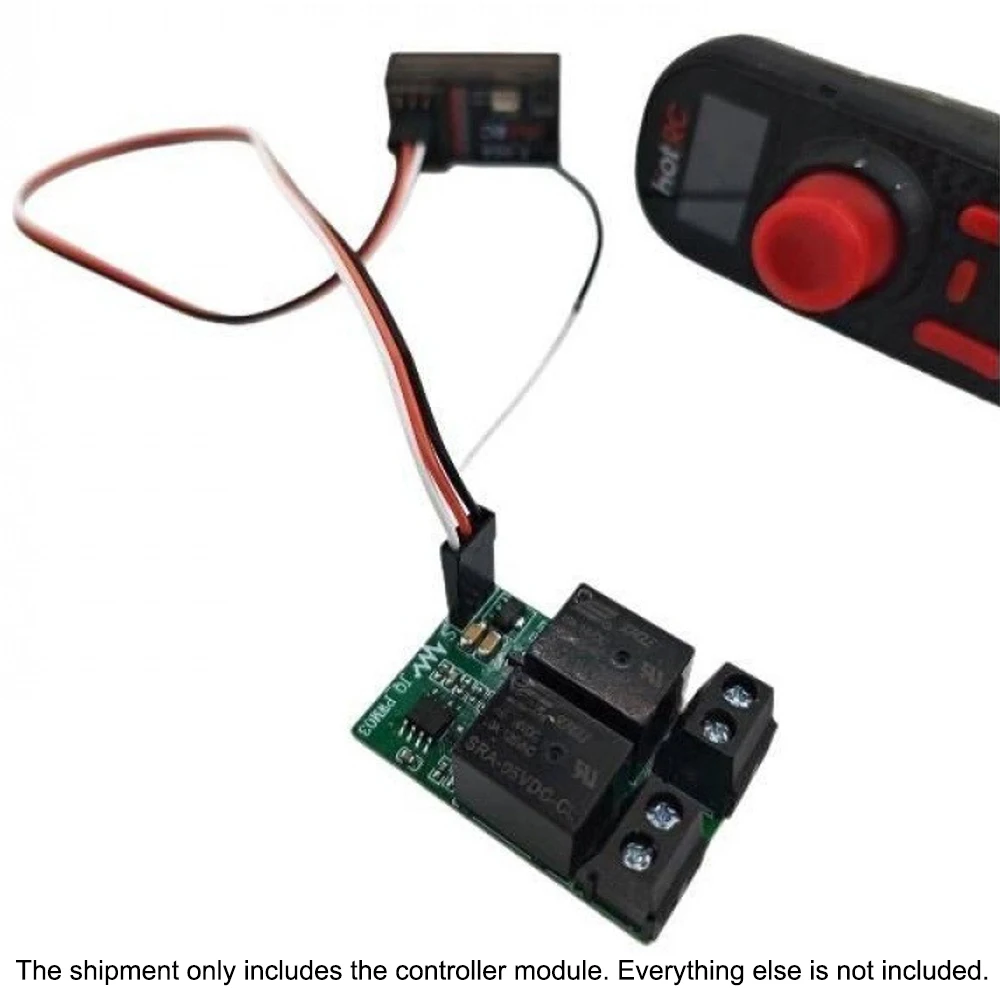 RC Model Brushed Motor Forward Reverse Relay Controller Module 4-9V 50Hz PWM 1000-2000us Signal Wireless Remote Motor Controller