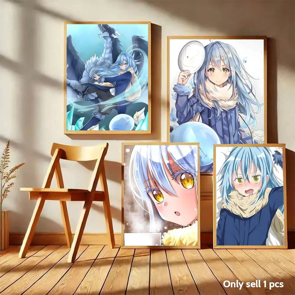 That Time I Got R-Reincarnated as a S-Slime Poster Self-Adhesive Stickers Painting｜Decals Bedroom & Living Room｜Home Decor Gift