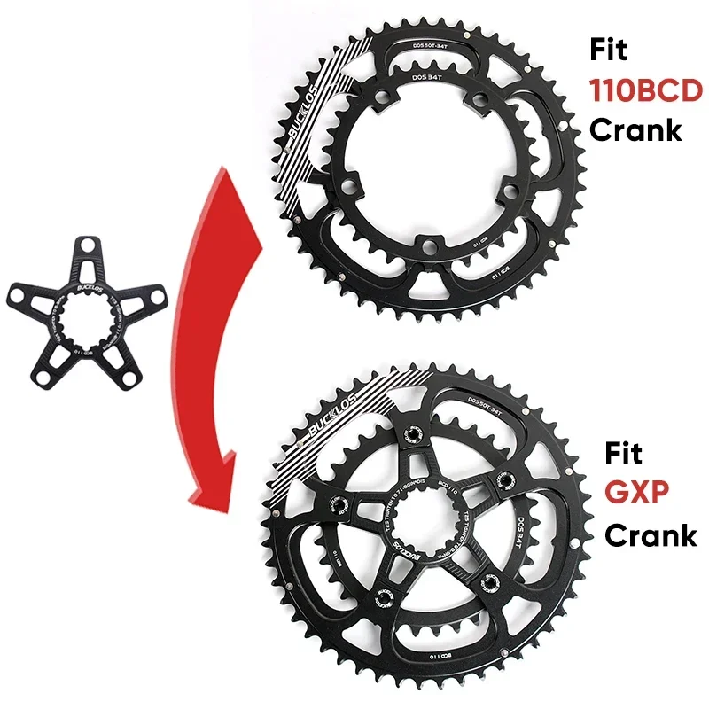 BUCKLOS Chainring Adapter for SRAM Spider Converter To BCD110 BCD130 Chainwheel Direct Mount Converter Road Bike Cycling Parts