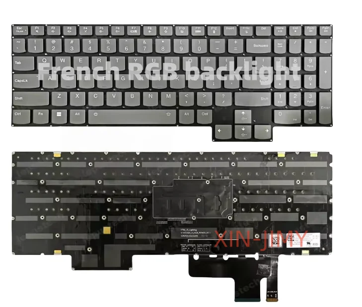 French  Keyboard for Lenovo Legion 7-15IMH05 7-15IMHg05 S7-15ACH6 S7-15ARH5 S7-15IMH5V193020AK1 RGB backlight