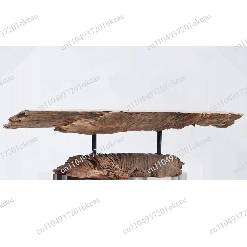 Weathered wood base ceramic character creative root carving solid wood dead wood natural ornament