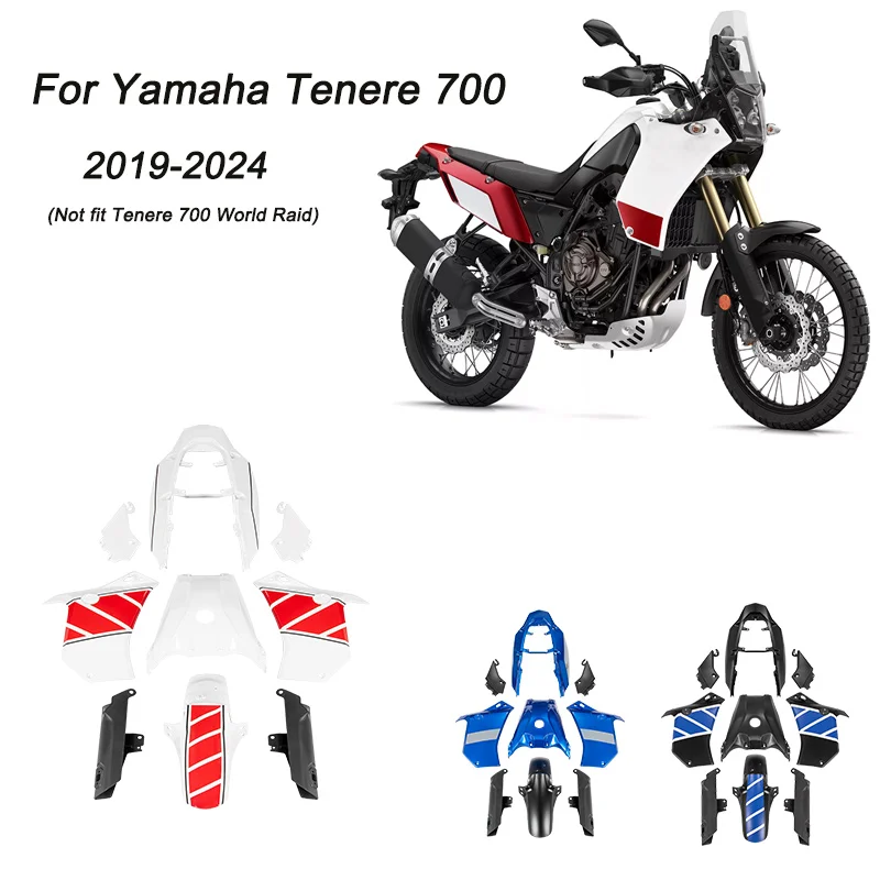 

Full Complete Set Fairing For Yamaha Tenere 700 2019-2024 Motorcycle Shells Injection Panels Kits Bodywork Covers Motorbike part