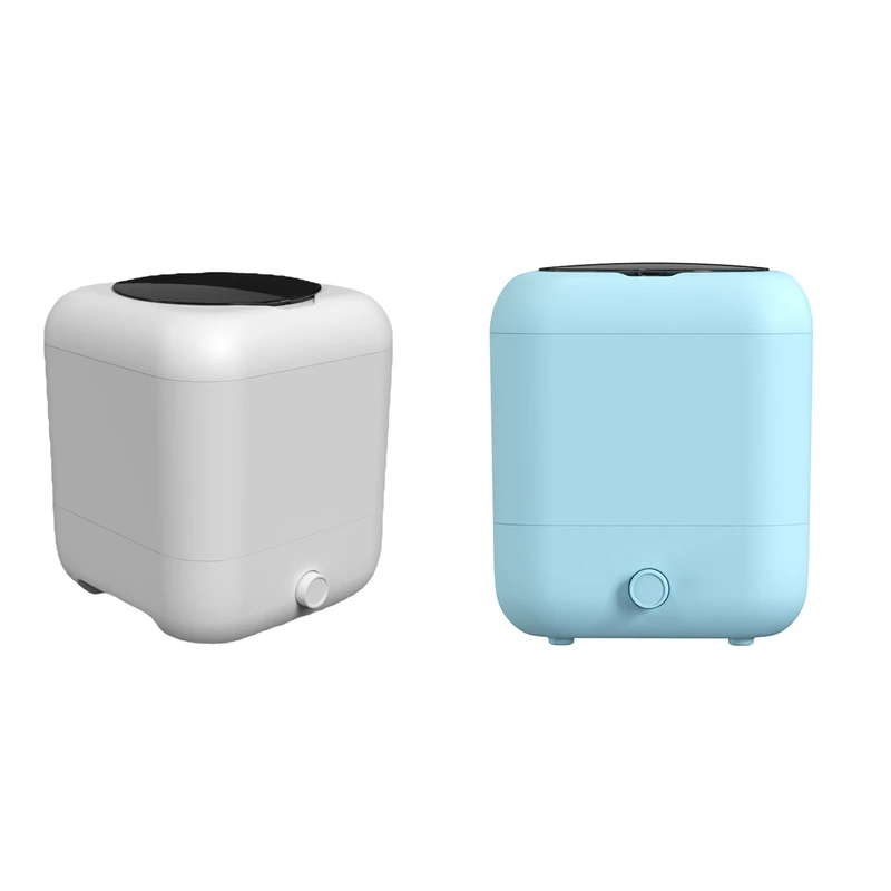 غسالة صغيرة منزلية محمولة، تطهير وتعقيم صغير، قطعة أثرية بيضاء سهلة التركيب