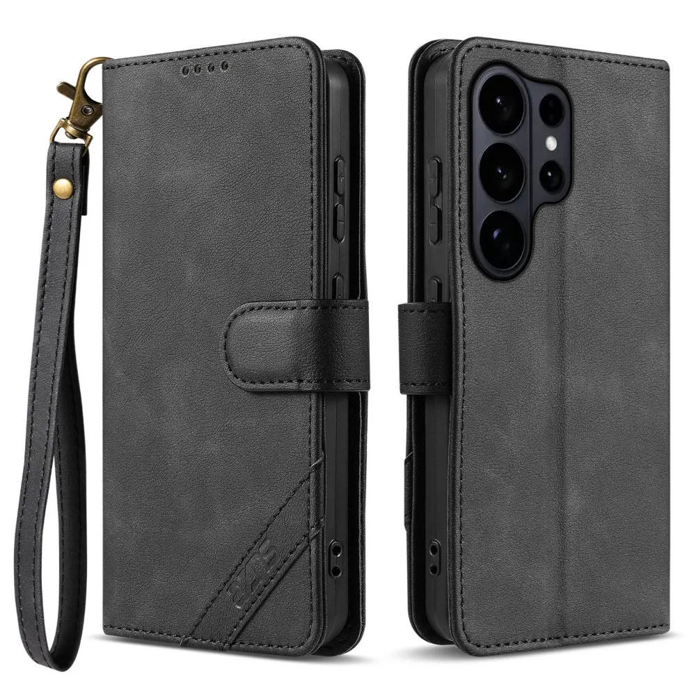 

Phone Case For Samsung Galaxy S26 Ultra S23 Plus S24 FE S25 Edge Wallet Shell Protective Card Slot Flip Pu Leather Back Cover