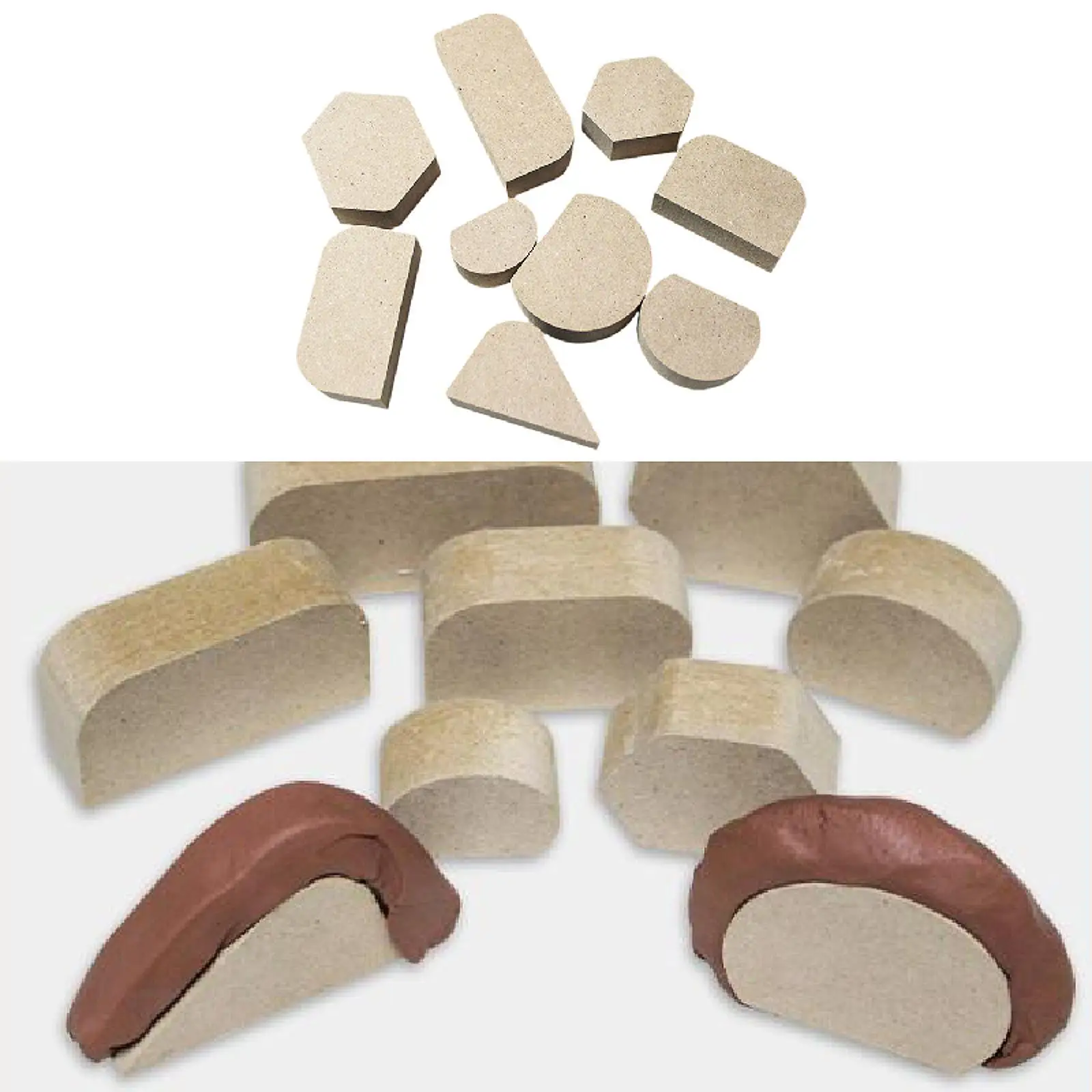 

9 Pieces Handle Forming Tool Handle Forms Sturdy Easy to Use Reusable Portable Mug Handle Tools Handle Maker for Ceramic Clay