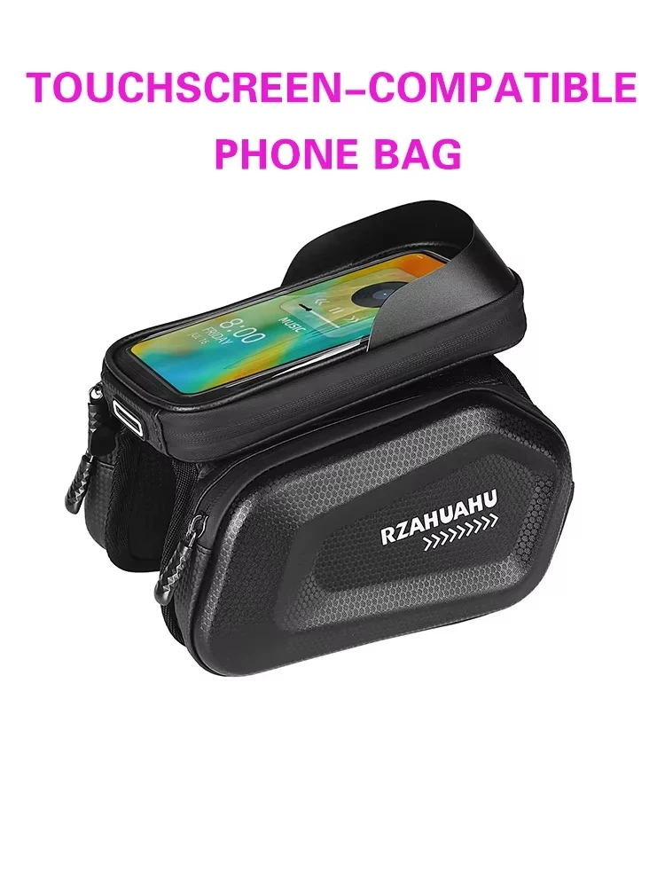 AliExpress NONE OFFBONDAGE Phone Hard Case Waterproof Reflective Large Capacity Top Tube Bag MTB Road Bicycle Saddle Bag Head Bag Front Beam Bag